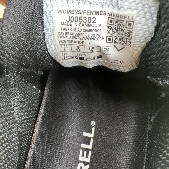 Merrell Embark Lace Sheild Trail Women's Size 6 Running Shoes Black J005382 - Picture 9 of 10